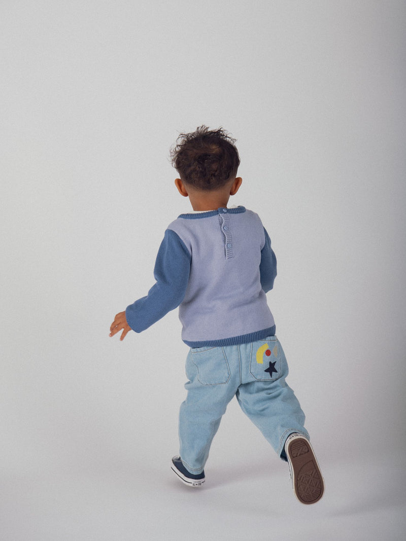 Pull mit Siegelmuster für Baby-Jungen