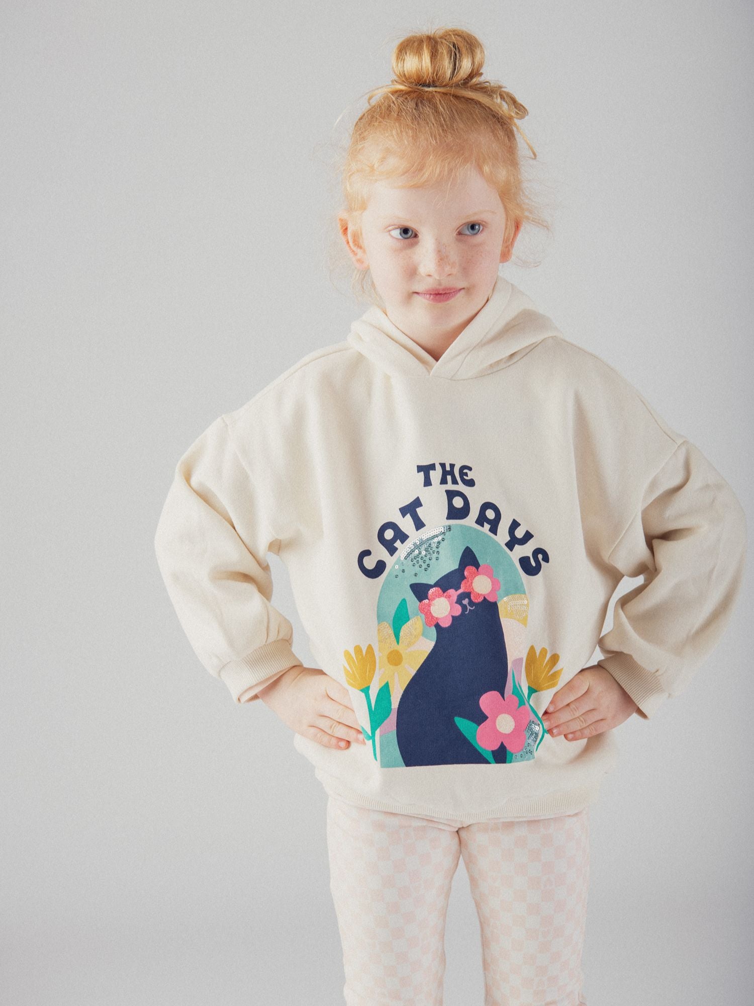 Kapuzensweater mit Chat-Animation für Mädchen