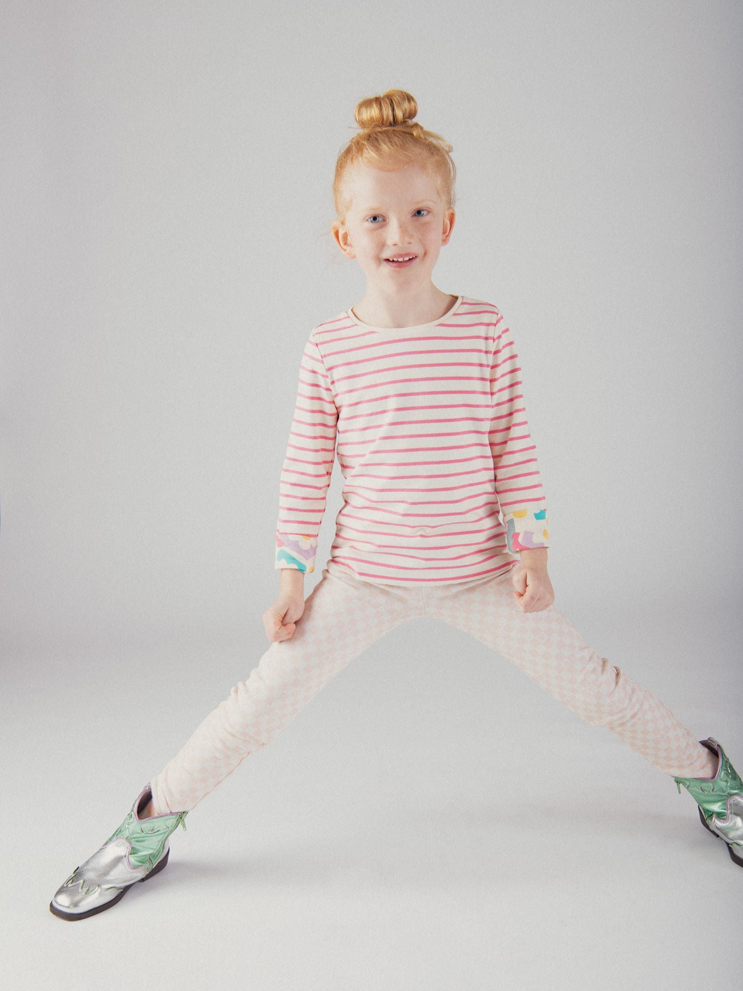 T-shirt à manches longues réversible pour fille