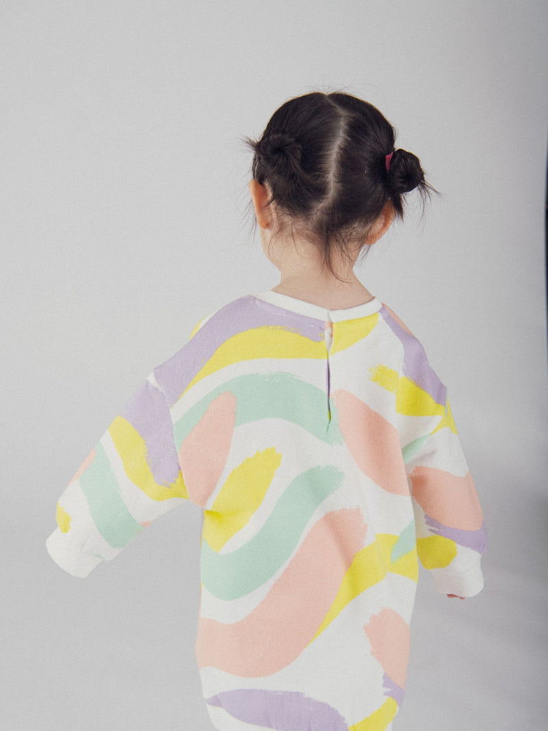 Ensemble imprimé  coloré pour bébé fille