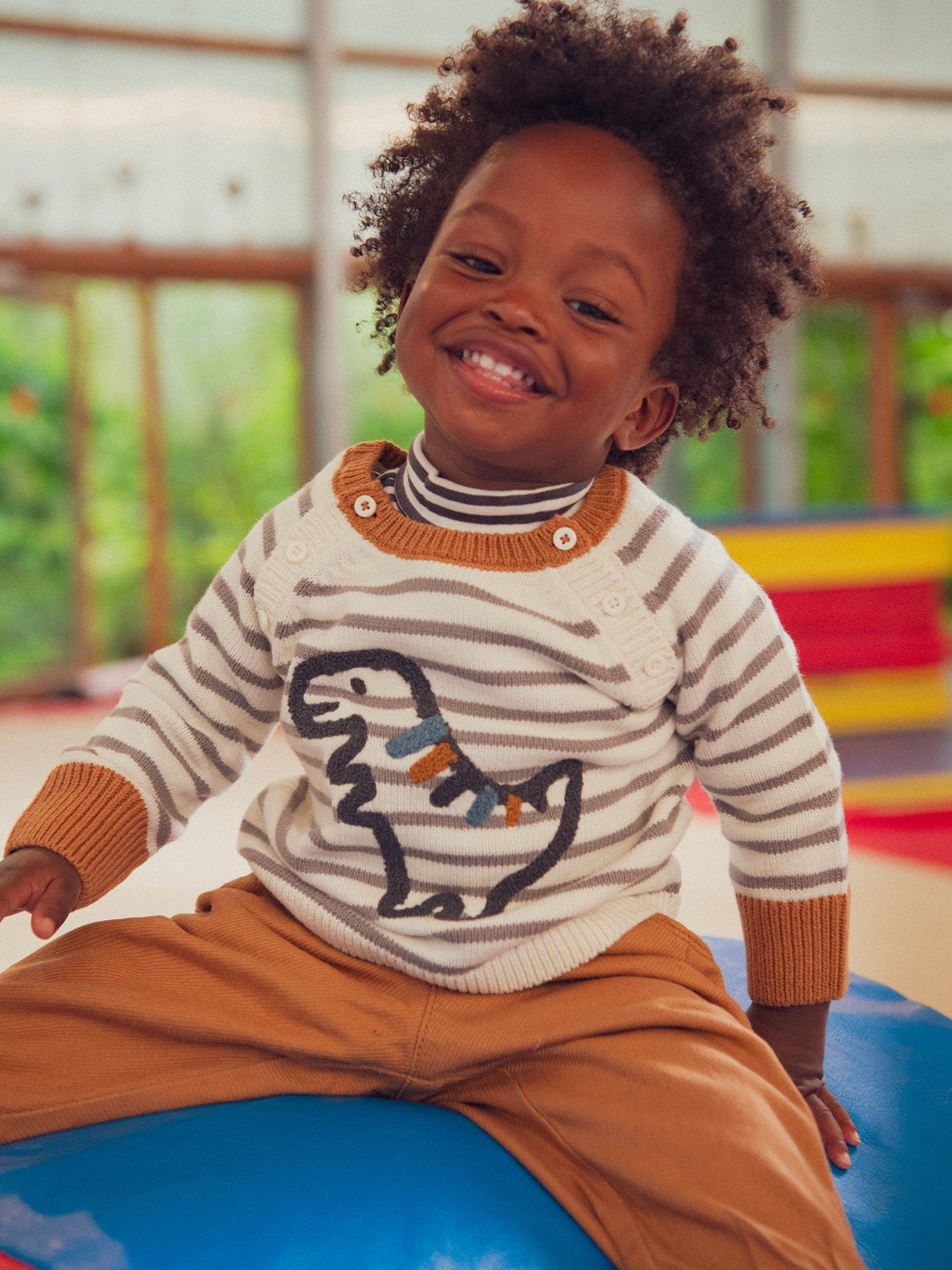 Dinosaurier-Pullover für Baby Jungen