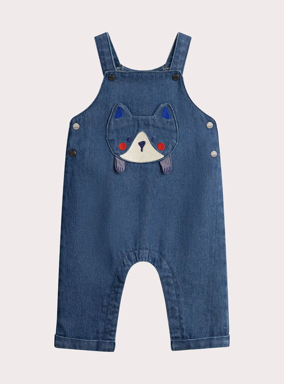 Langer Denim-Overall für Baby Junge  VUROSAL1 / 24WG10P1SALP274