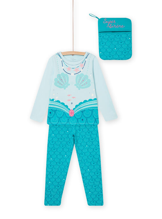 Kind Junge Meerjungfrau Pyjama Set NEFAPYJSIR / 22SH11F3PYG213