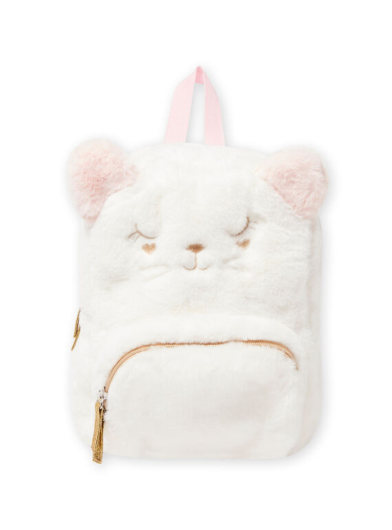 Baby Mädchen rosa faux Pelz Rucksack MYICLASAC / 21WI09G1BES001