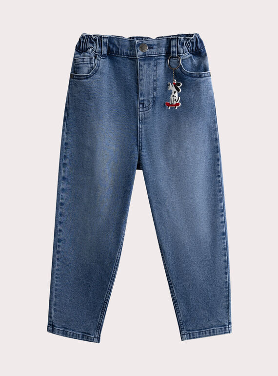 Mittelblaue Denim-Jeans  WOKAJEAN / 25S90231JEAP269