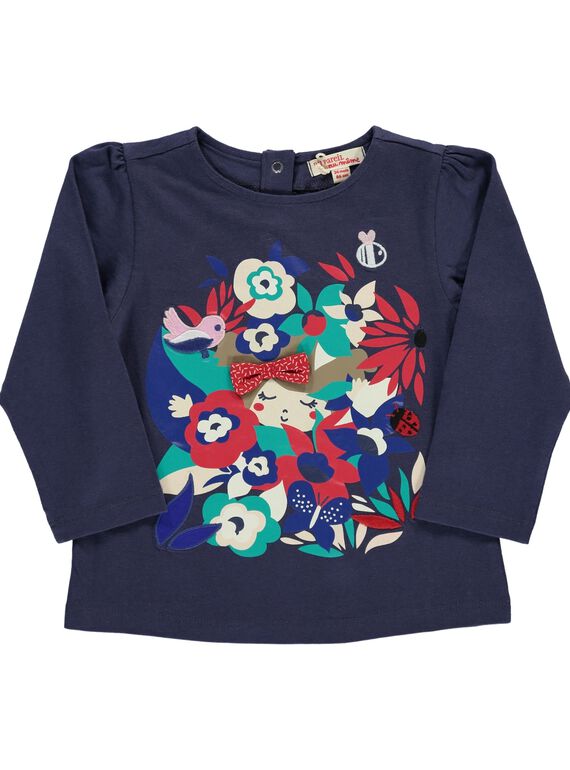 Baby girls' long-sleeved T-shirt CIDETEE2 / 18SG09F2TML705