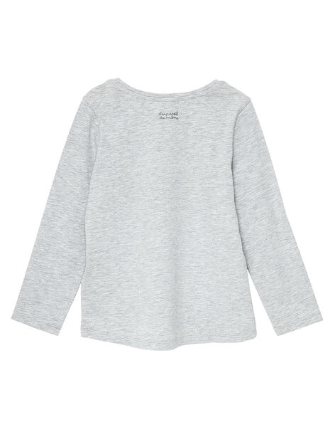Grau chiniertes langärmeliges T-Shirt JAESTEE3 / 20S90164D32943