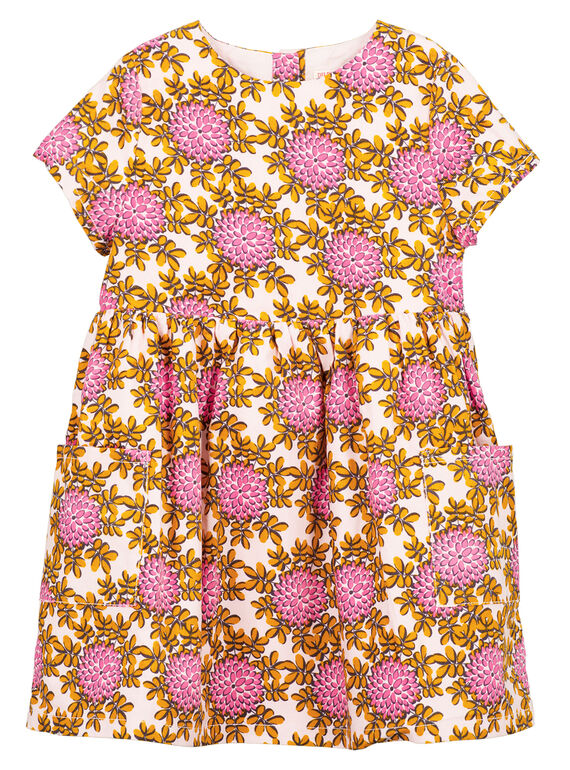 Kleid mit Samtdruck tausend Streifen GABLAROB2 / 19W901S1ROBD310
