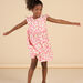 Twill-Kleid mit Kirschenmuster