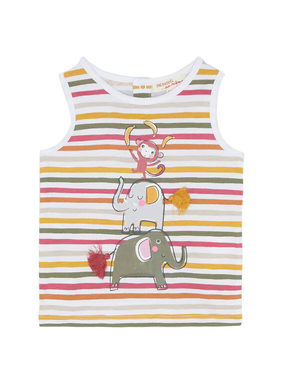 Naturweißes Tanktop JUDUDEB / 20SG10O1DEB001