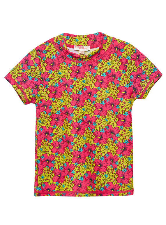 Rotes Anti-UV-T-Shirt JYAMERUV / 20SI01K1TUVF510