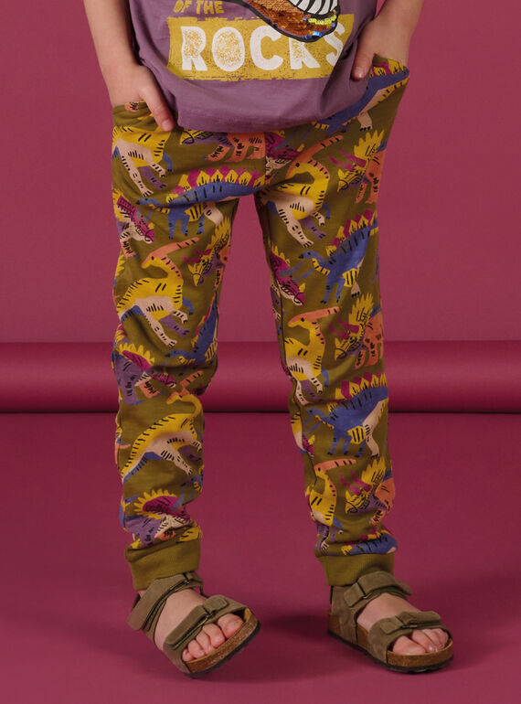 Fleece-Jogginganzug mit Dinosaurier-Print ROMAGJOG / 23S902T1JGBG631