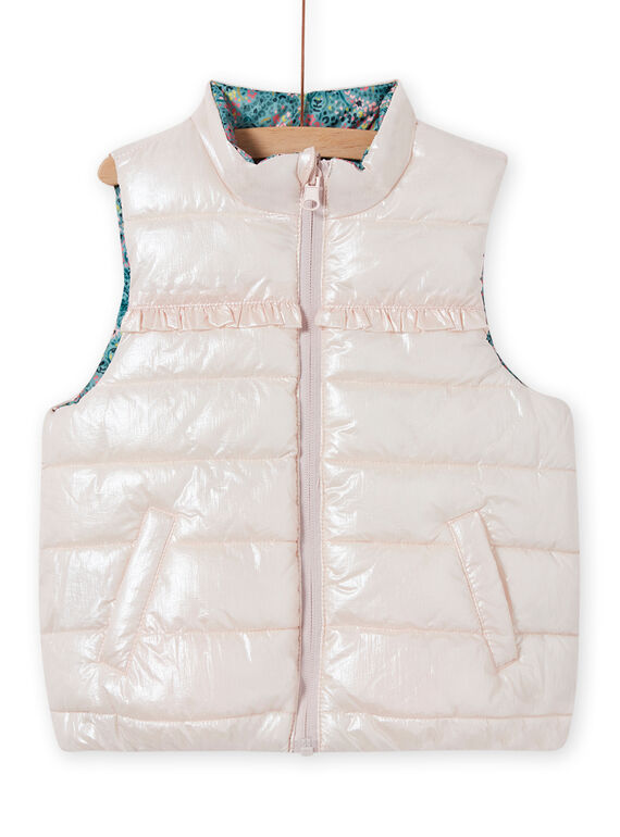 Wendbare ärmellose Daunenjacke für Mädchen MAKADOUNEX / 21W90156D3E612