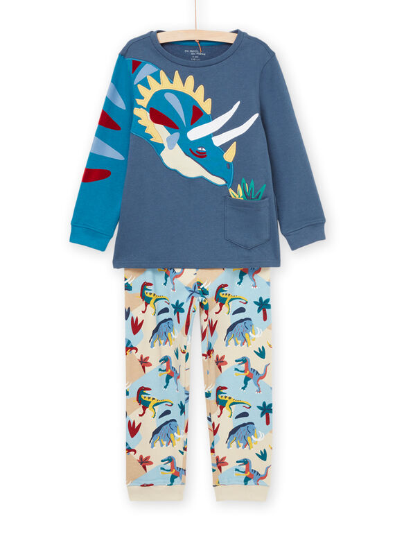 Pyjama-Set mit Sweatshirt und Hose mit Dinosaurier-Druck. PEGOPYJDIN / 22WH1224PYJJ912