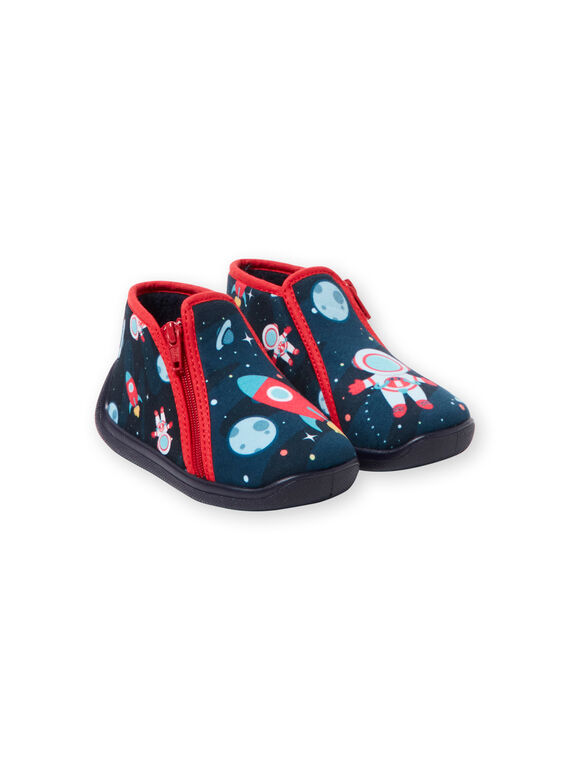 Baby Junge Marineblaue Hausschuhe KBGBOTCOSM / 20XK3811D0A070