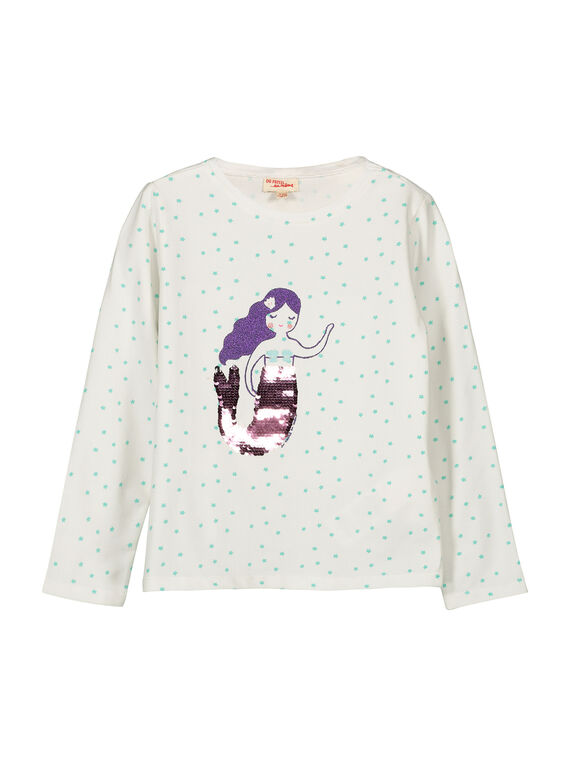 Langärmeliges T-Shirt für Mädchen FANETEE1 / 19S901B1TML000