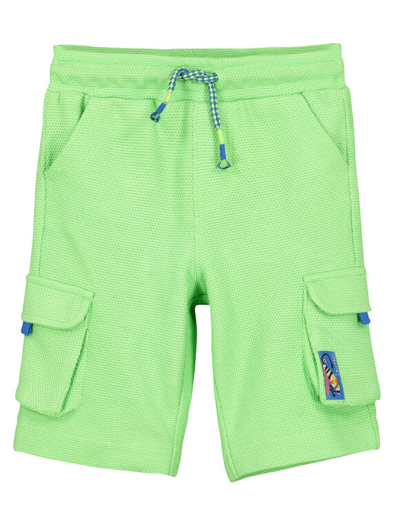 Bermuda-Shorts aus Baumwoll-Piqué für Jungen FOYEBER3 / 19S902M4BER603