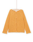 Senfgelbe Strickjacke PAJOCAR2 / 22W901D9CARB107