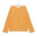 Senfgelbe Strickjacke