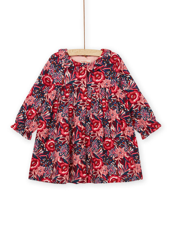 Kleid mit Blumenprint PIPRAROB1 / 22WG09S1ROBD324