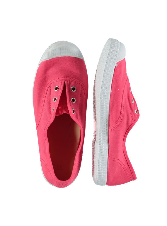 Turnschuhe aus Canvas für Mädchen FFTENCORAL / 19SK35B6D16404