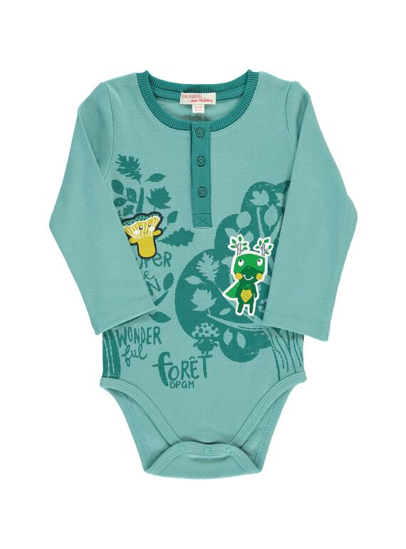 Boys' long-sleeved bodysuit DUVEBOD / 18WG1071BODG617