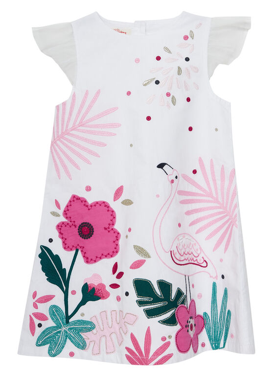 Weißes Kleid JAPOEROB3 / 20S901G3ROB000
