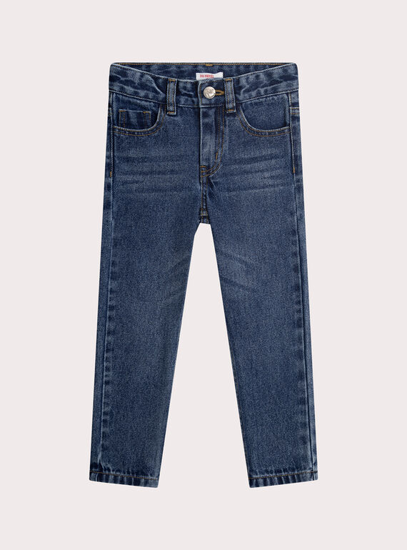 Jeans im Regular Fit, mittelblau mit Umschlag XOJAJEAN / 25W902M1JEAP269