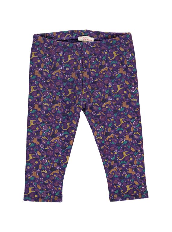 Baby girls' fleece trousers DIVIOPAN2 / 18WG09H2PAN099