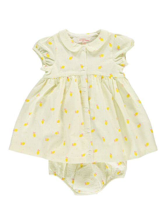 Baby girls' dress and bloomers CIPIROB1 / 18SG09I3ROB099