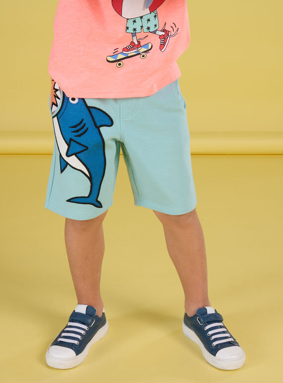 Sneakers aus marineblauem Leder ROBASNEON / 23KK3623D3F070