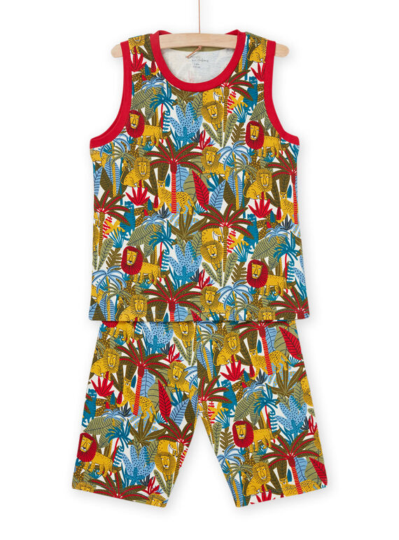Set aus Pyjama und Shorts mit Savannendruck PEGOPYJAOPEX / 22WH1218PYJ003