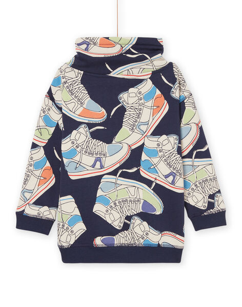 Kapuzen-Sweatshirt mit Sneaker-Print ROPURSWE1 / 23S902L2SWE705