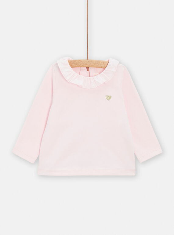 Rosa Sweatshirt für Baby-Mädchen TIJOBRA2 / 24SG09B1BRA309