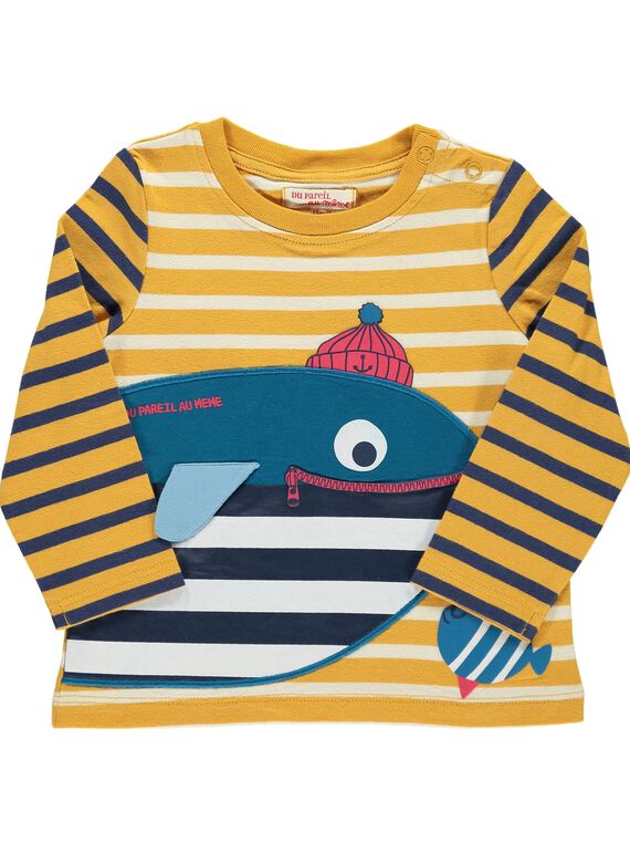 Baby boys' long-sleeved T-shirt DUNAUTEE1 / 18WG10G1TML099