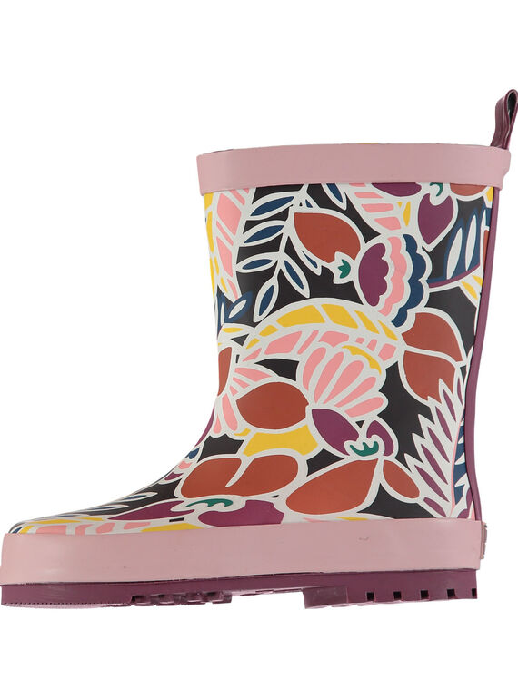 Mehrfarbige Regenstiefel Kind Mädchen GFBPAOP / 19WK35G3D0C030