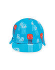 Baby Junge blaue Mütze mit Quallendruck NYUCASQ2 / 22SI10L1CHAC215