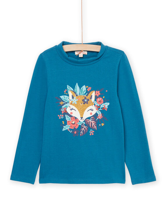 Unterziehpullover mit Fuchs- und Blumenanimation PAMENSOUP / 22W901U1SPL215