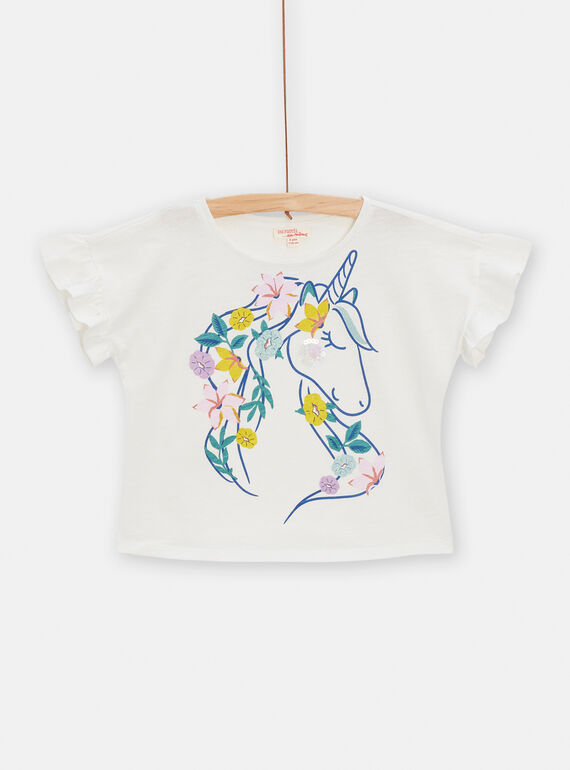Babyshirt mit Einhornprint für Mädchen TAPOTI2 / 24S901M4TMC001