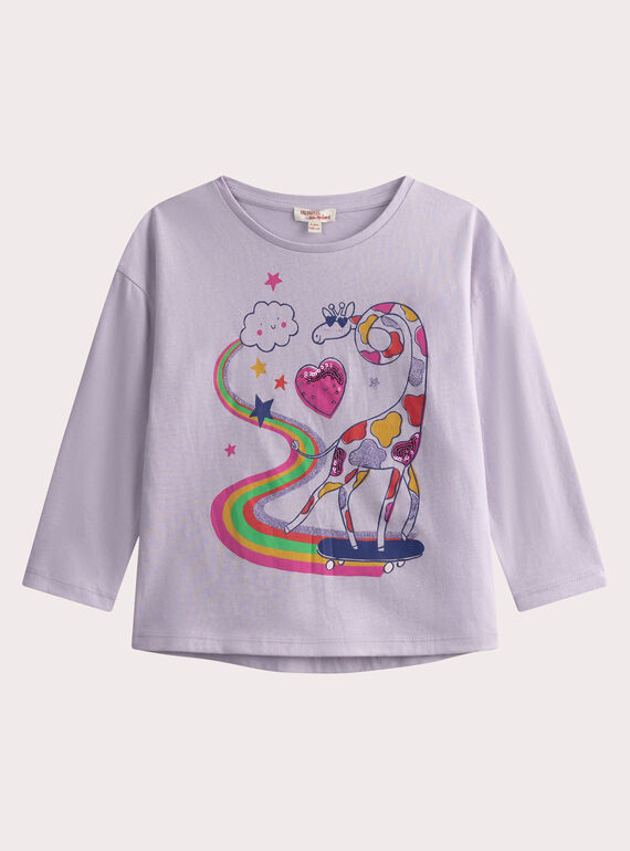 Mauve TEE SHIRT LS WAFITEE2 / 25S90153TML328
