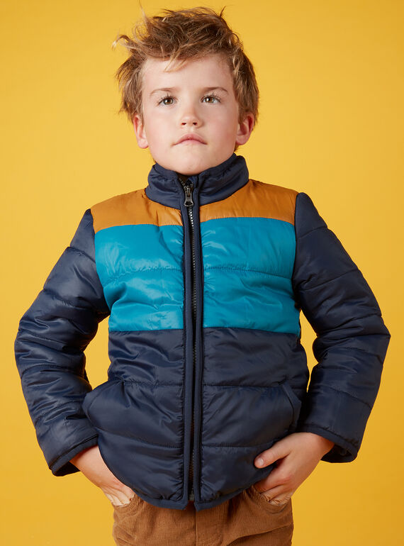 Parka 3 in 1 marineblauer Jungen<br>•Parka KOGROPAR4 / 20W902K1PAR705