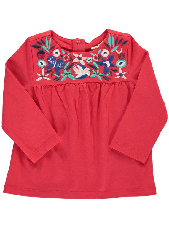 Baby girls' long-sleeved T-shirt CIDETEE1 / 18SG09F1TMLF518