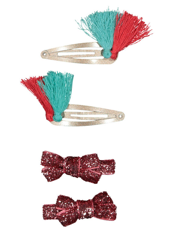 Set mit zwei Krokodilklemmen und zwei Haarclips GYAVECLIC3 / 19WI0173BRT953