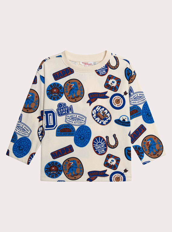 T-Shirt, mit verschiedenen Motiven bedruckt, Jungen XOBLUTEE2 / 25W902N3TMLA002