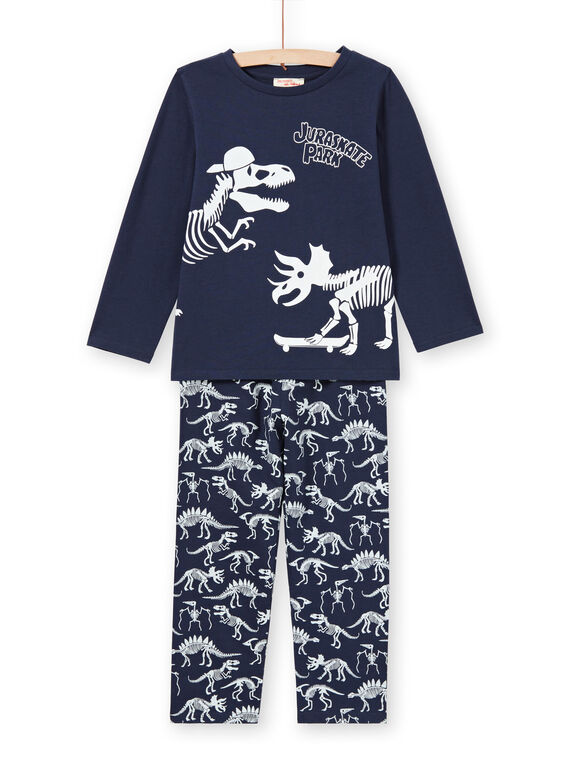 Langarm-T-Shirt für Mädchen mit Leoparden-Print MEGOPYJGLOW / 21WH1236PYJ705