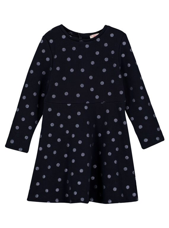 Marineblaues Kleid GAJOLROB1 / 19W901L3D2F070