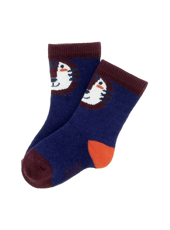 Baby boys' mid-length socks CYUDECHO / 18SI10F1SOQ703