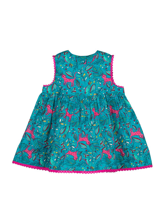 Ärmelloses Kleid für Mädchen FITUROB1 / 19SG09F1ROB202