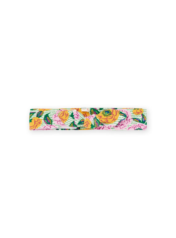 Mehrfarbiges Stirnband mit Blumenmuster RYIEXOBAN / 23SI09V1BAN001