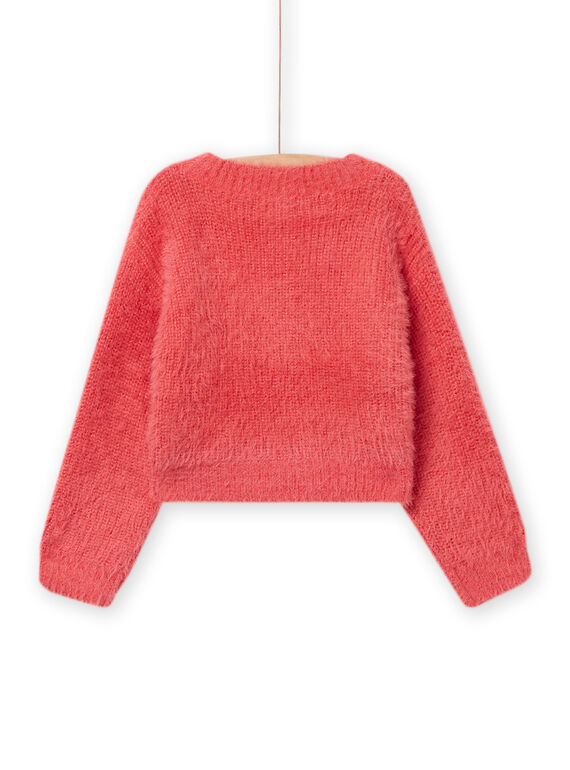 Strickjacke in Gewürzorange Kind, Mädchen NAVICAR / 22S901M1CAR409